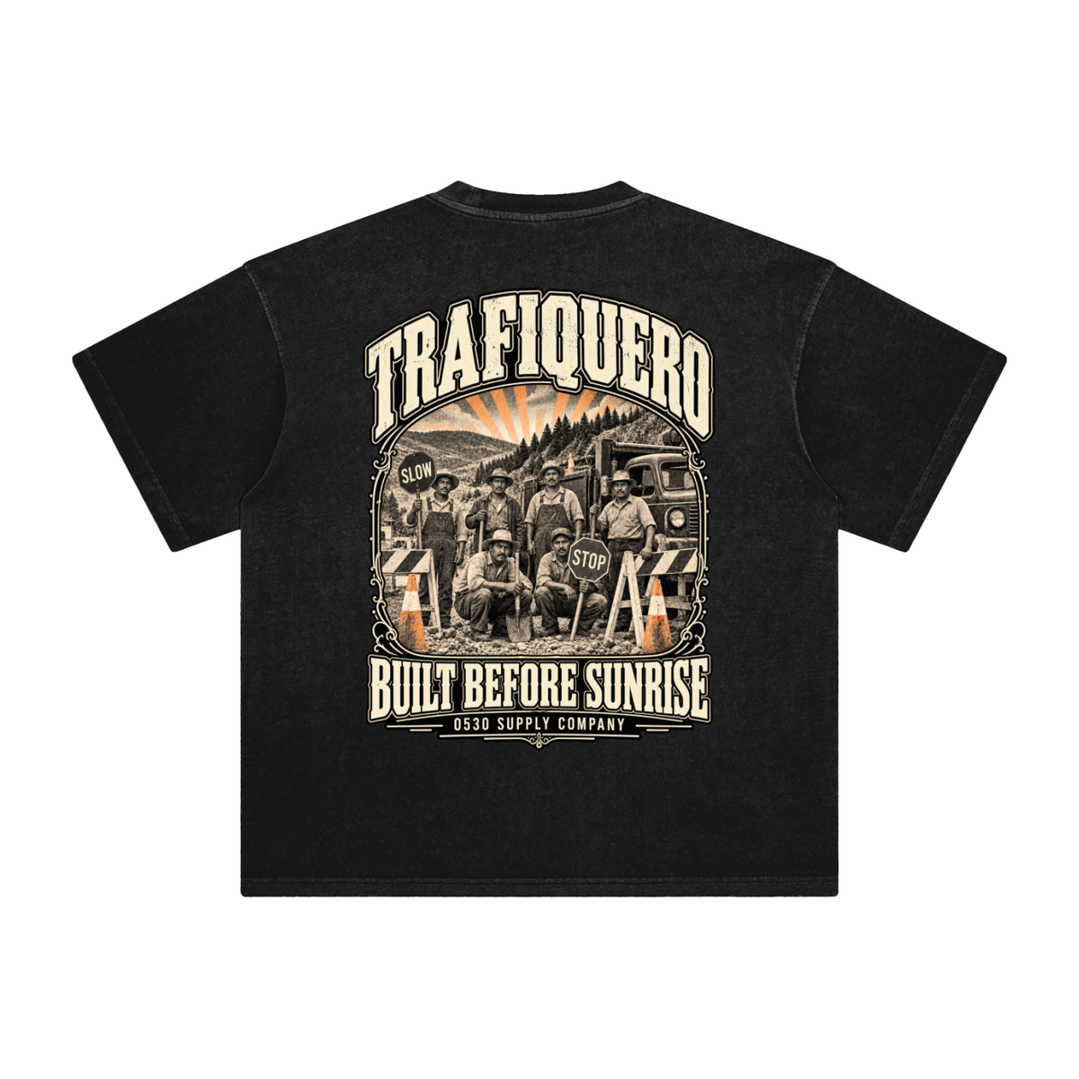 0530 Heritage Club — Trafiquero Enzyme-Washed Tee