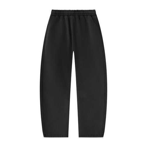 0530 Athletic Club — Flamed Vintage-Wash Barrel-Leg Sweatpants