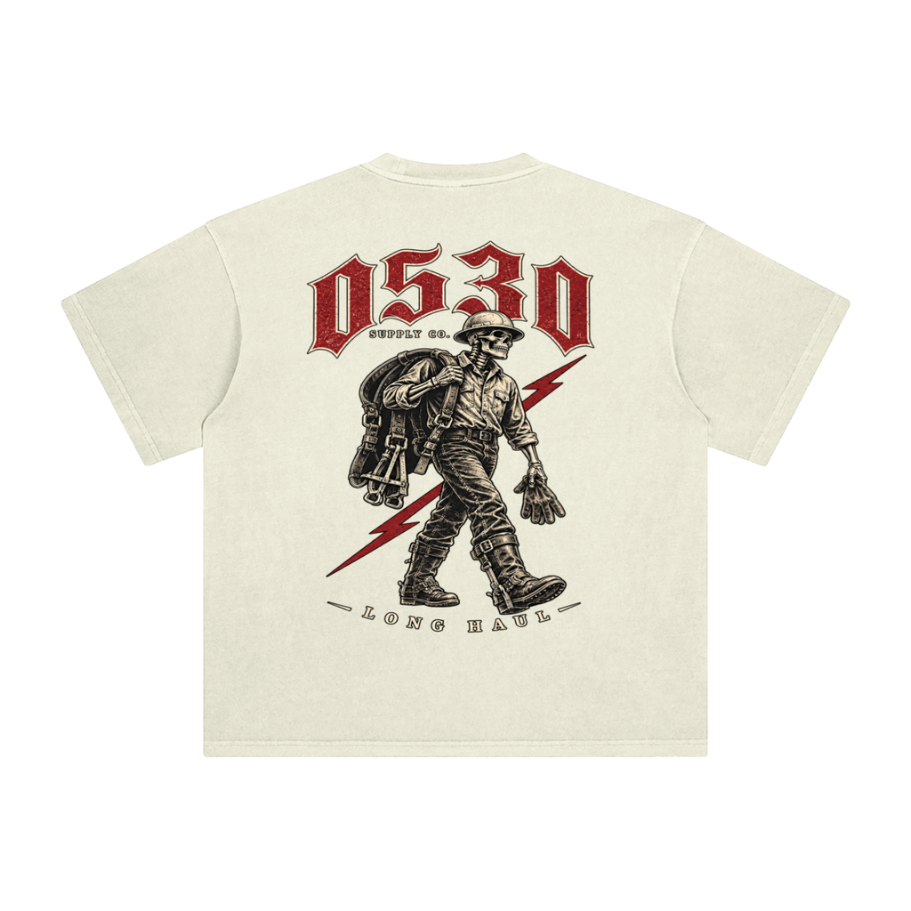 0530 Lineman — Long Haul Enzyme-Washed Tee