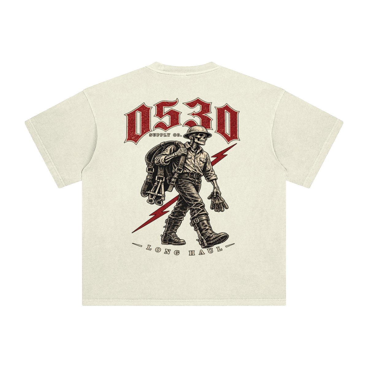 0530 Lineman — Long Haul Enzyme-Washed Tee
