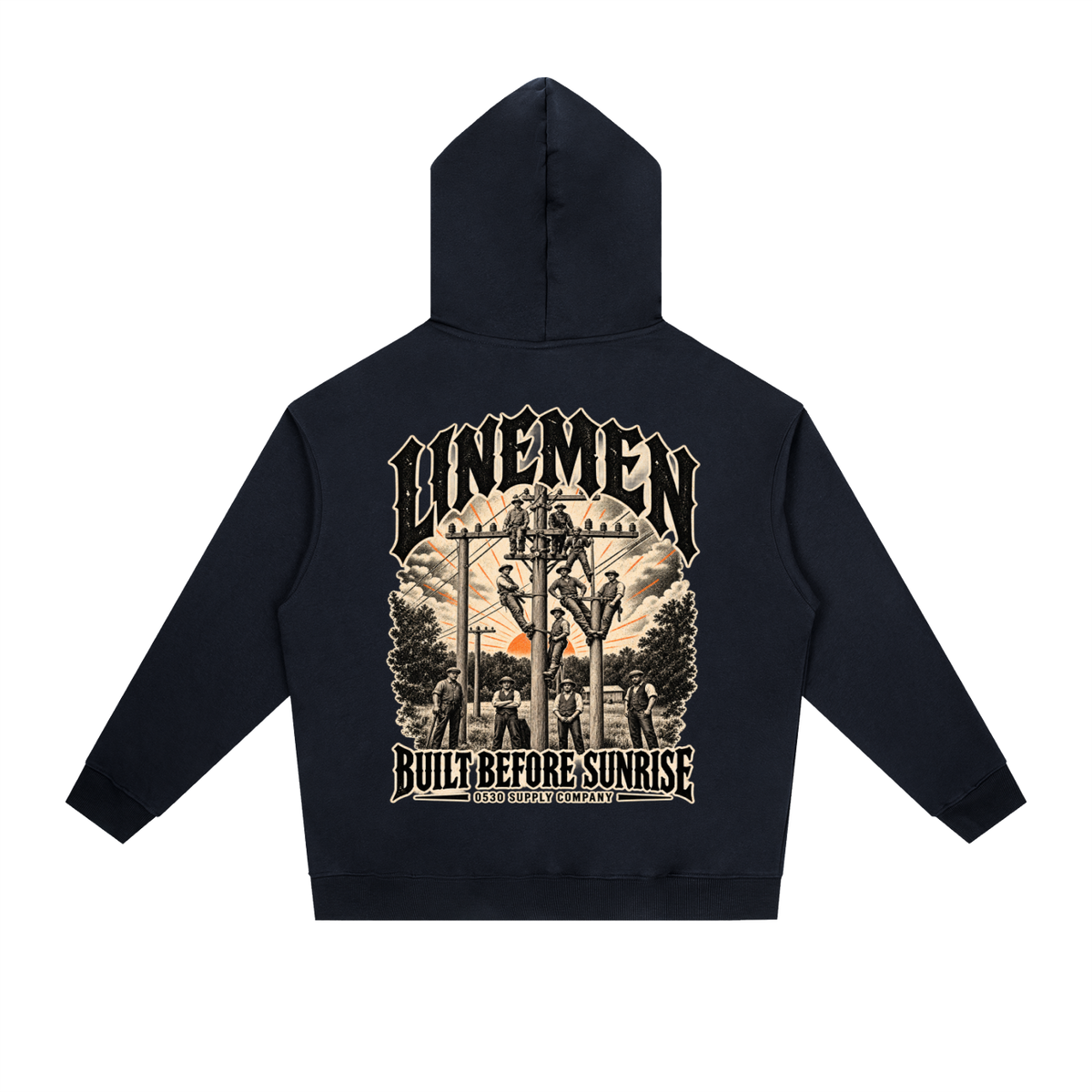 0530 Heritage Club — Lineman Heavyweight Hoodie
