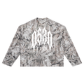 0530 Athletic Club Tree Camo Cropped Waffle Long Sleeve
