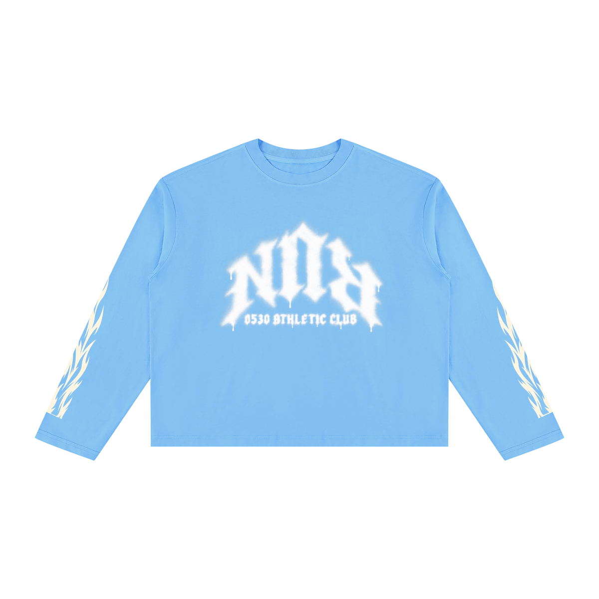 0530 Athletic Club — Spray Paint RUN Vintage-Wash Long Sleeve