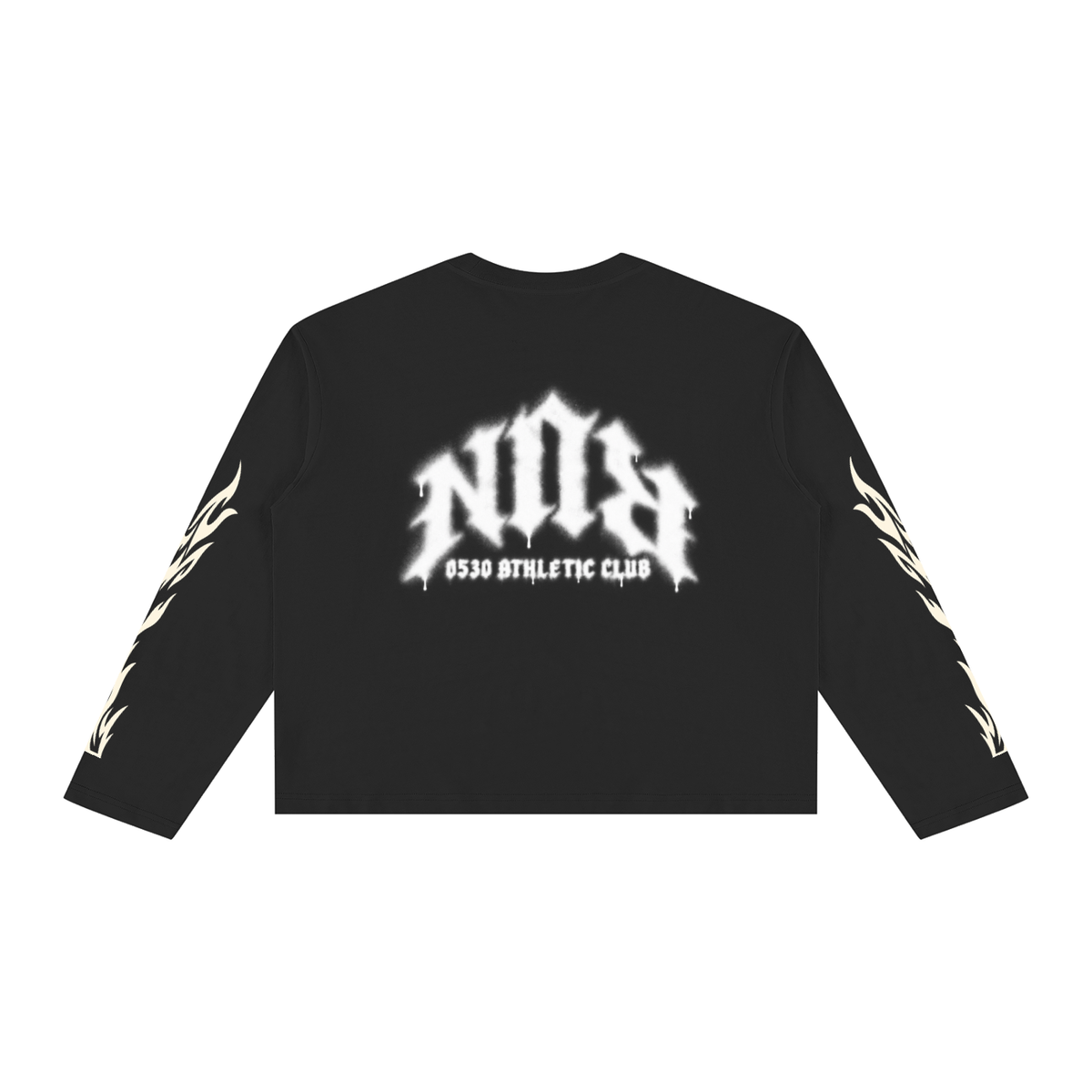 0530 Athletic Club — Spray Paint RUN Vintage-Wash Long Sleeve