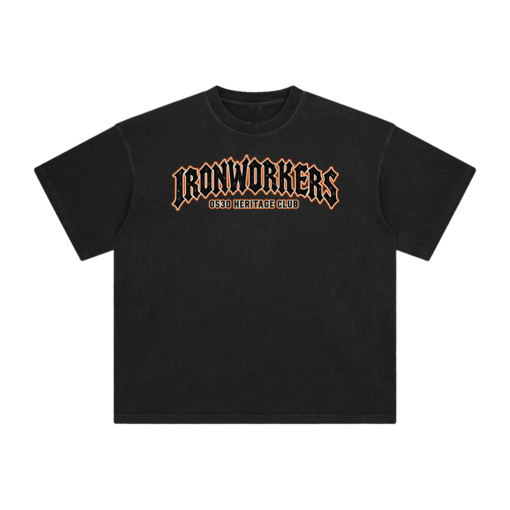 0530 Heritage Club — Ironworkers Enzyme-Washed Tee