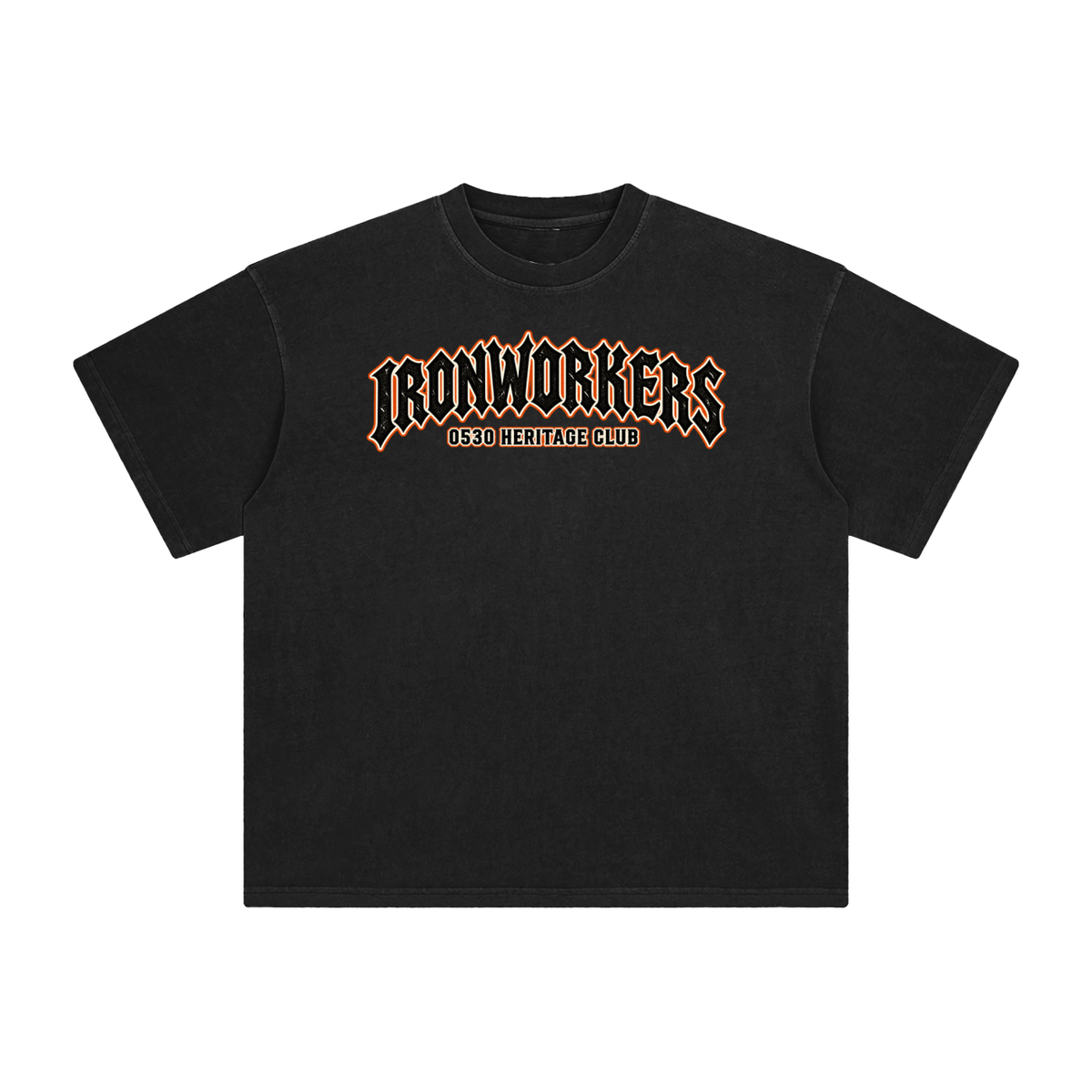 0530 Heritage Club — Ironworkers Enzyme-Washed Tee