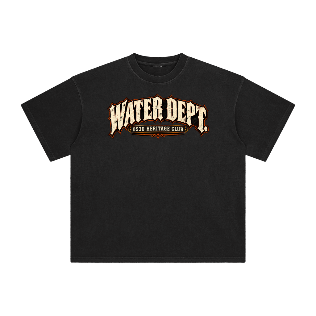 0530 Heritage Club — Water Dept. Enzyme-Washed Tee
