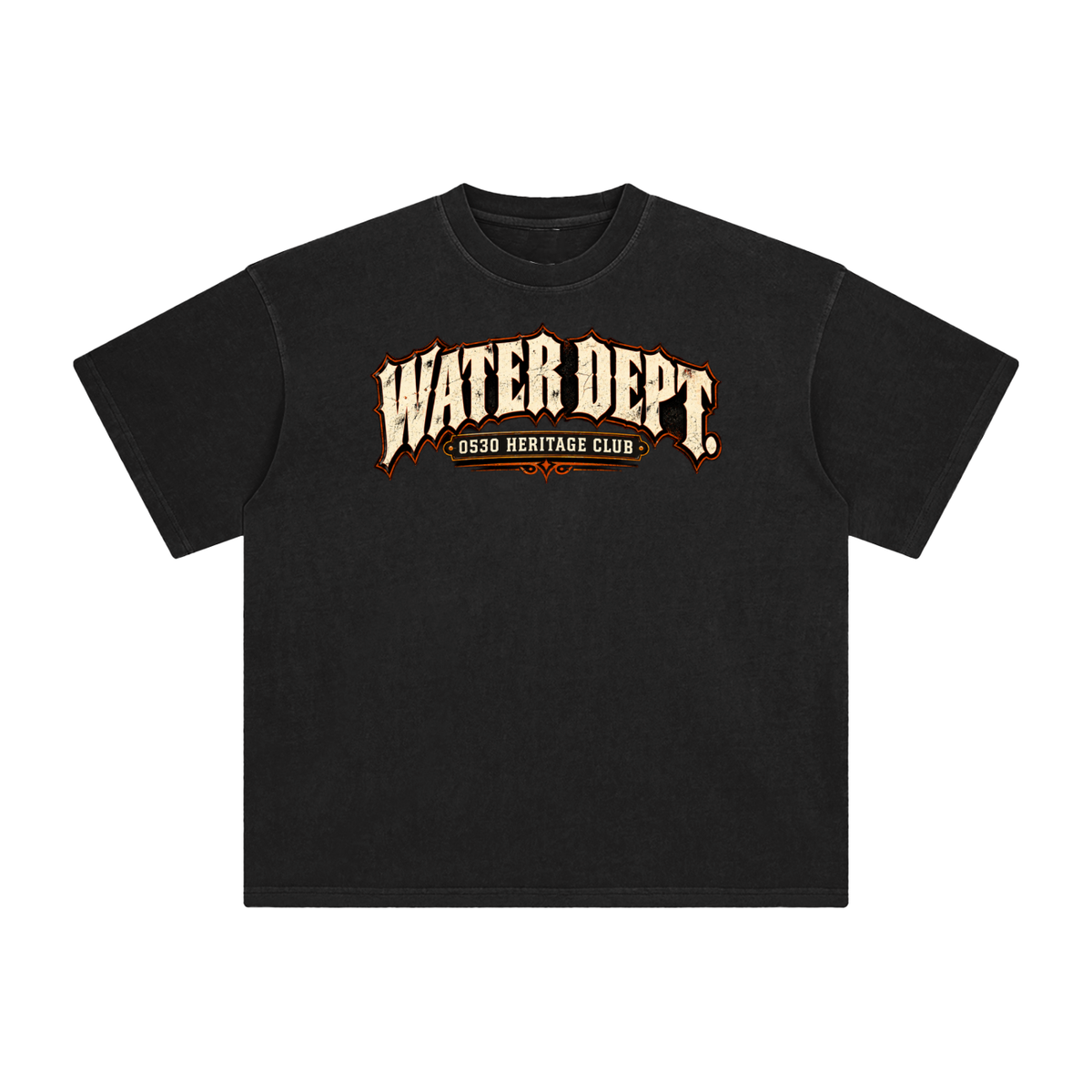 0530 Heritage Club — Water Dept. Enzyme-Washed Tee