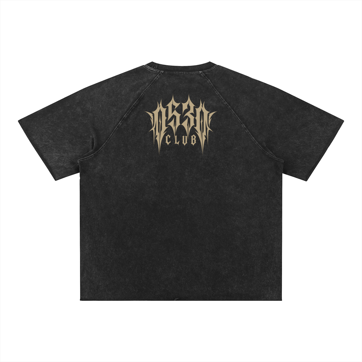 0530 Athletic Club — Mineral-Wash Raw-Edge Tee
