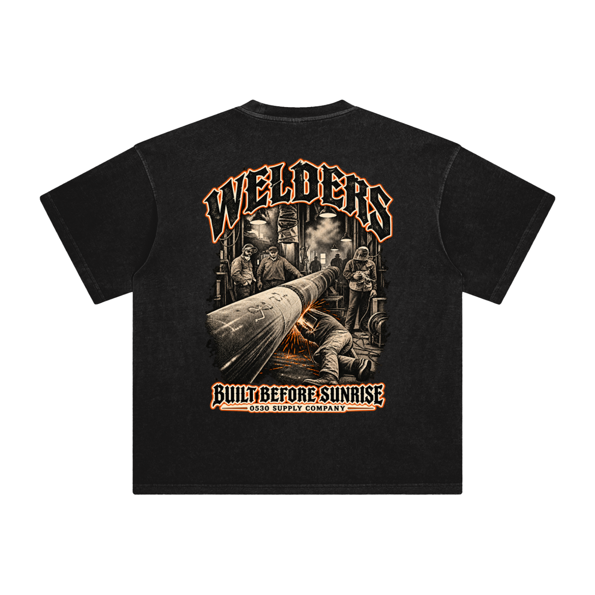 0530 Heritage Club — Welders Enzyme-Washed Tee