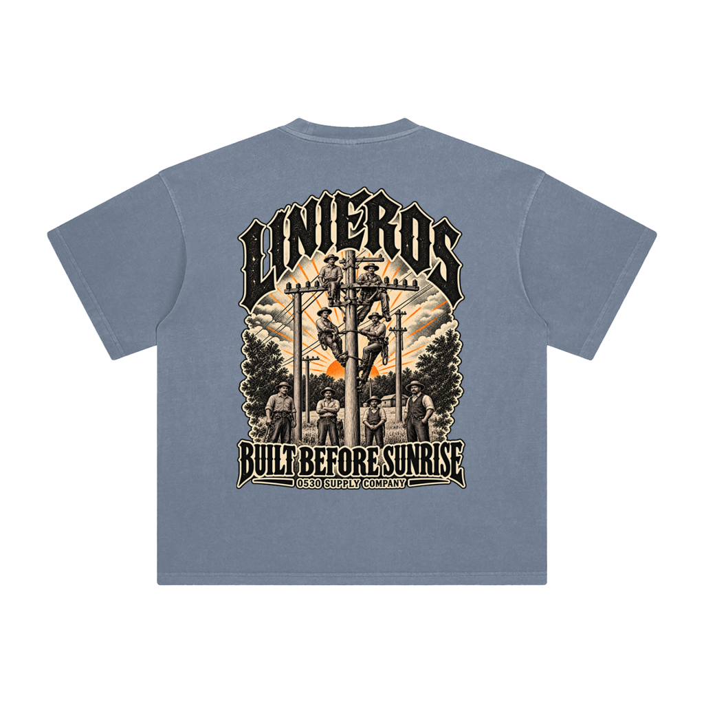 0530 Heritage Club — Linieros Enzyme-Washed Tee