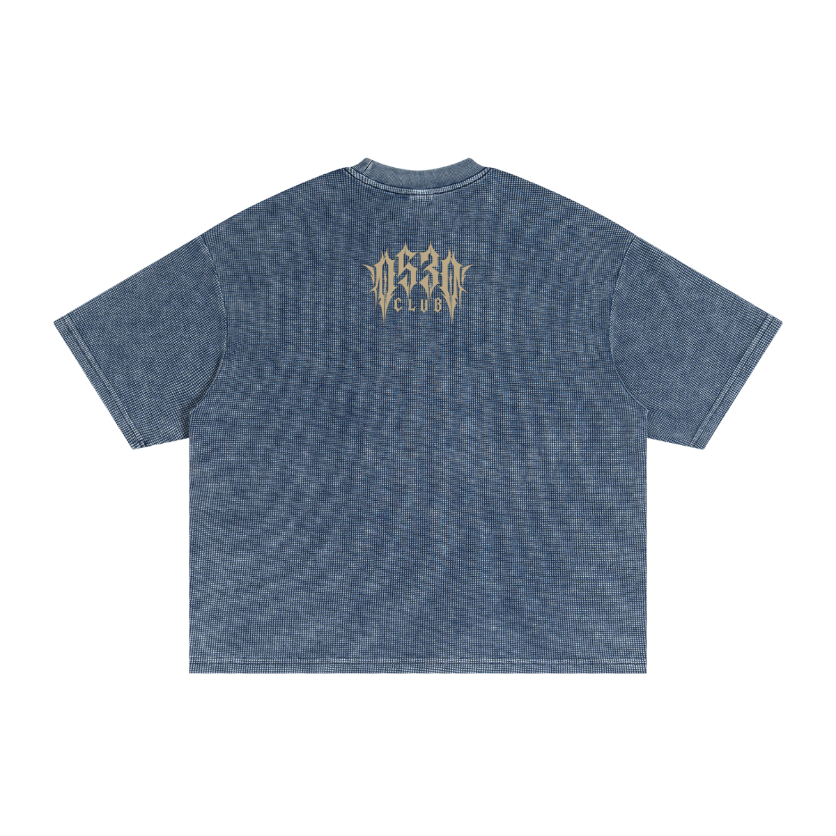 0530 Athletic Club Waffle Washed Cropped Boxy Tee