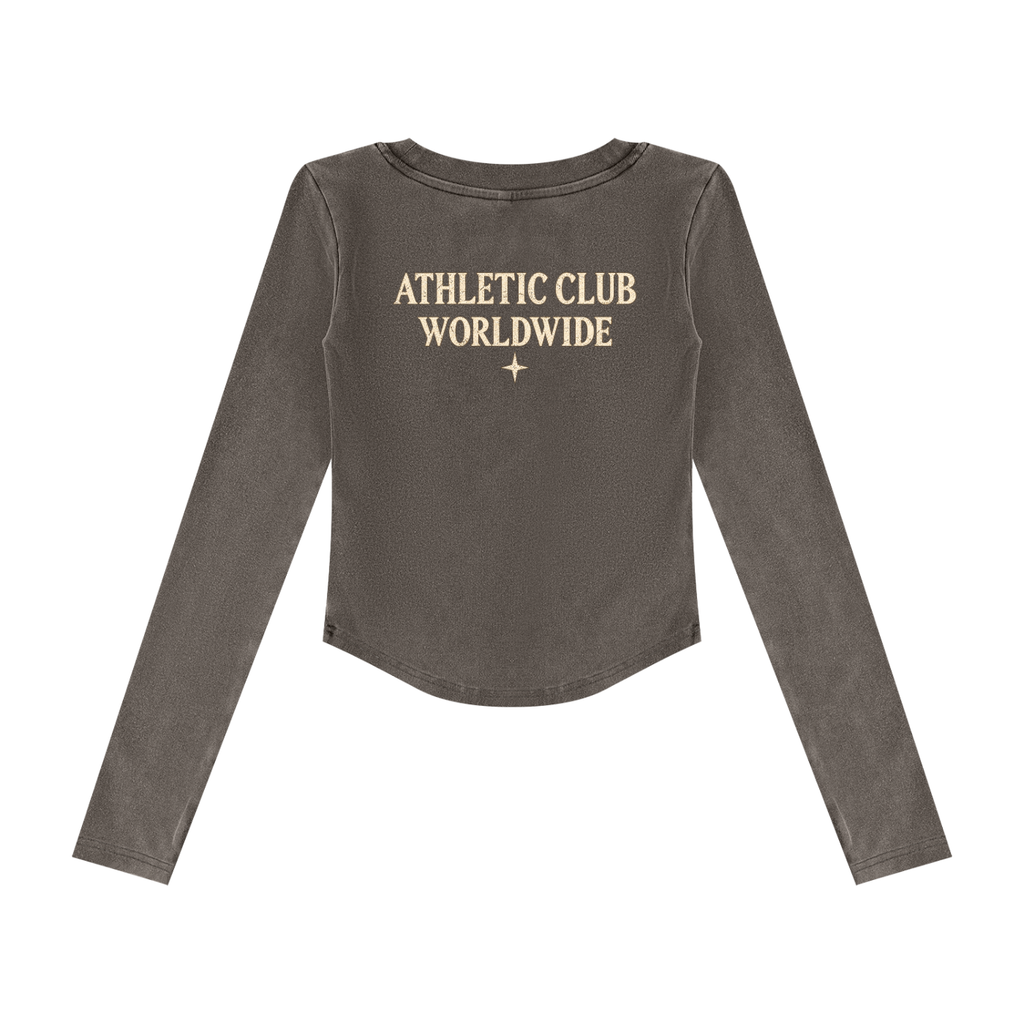 0530 Athletic Club Worldwide — Women's Cropped Long Sleeve