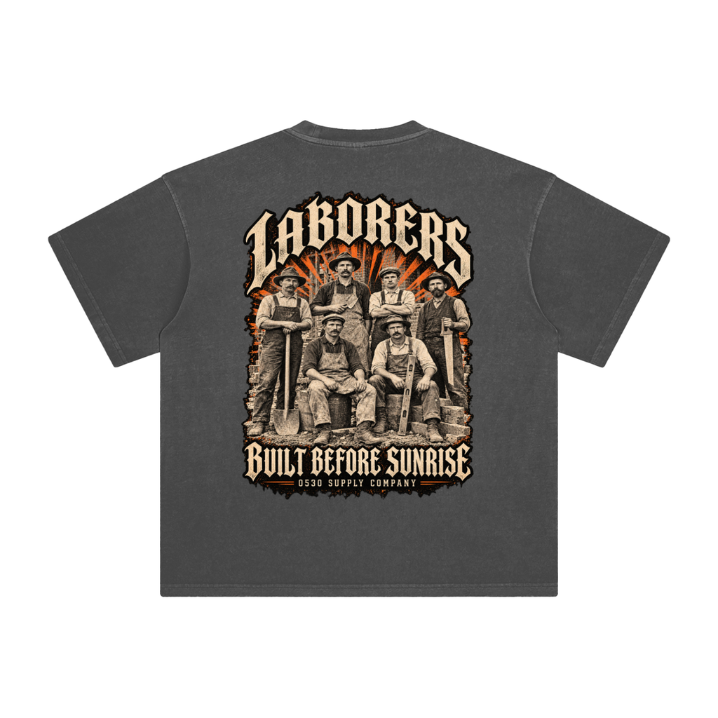 0530 Heritage Club — Laborers Enzyme-Washed Tee