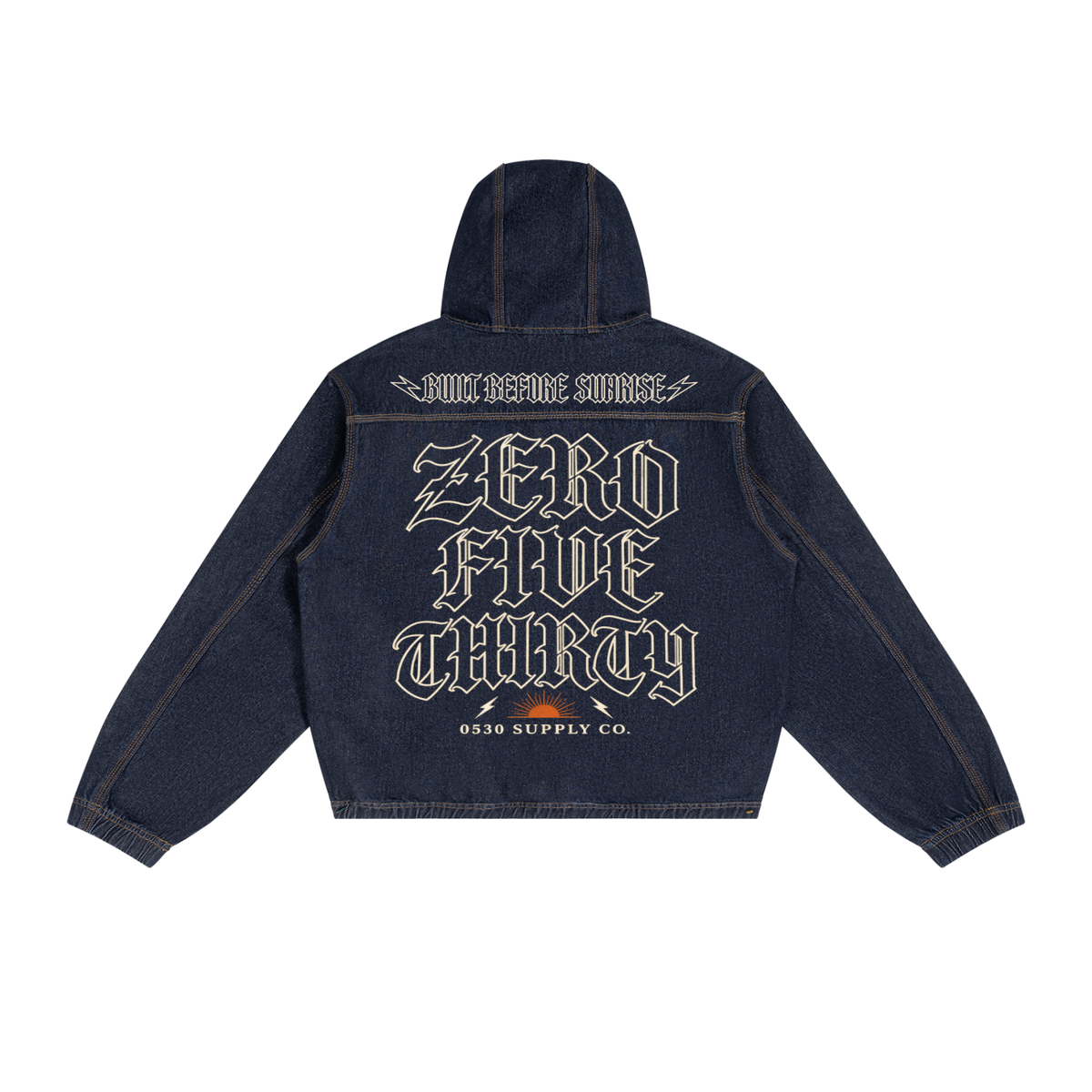 0530 Hooded Denim Jacket