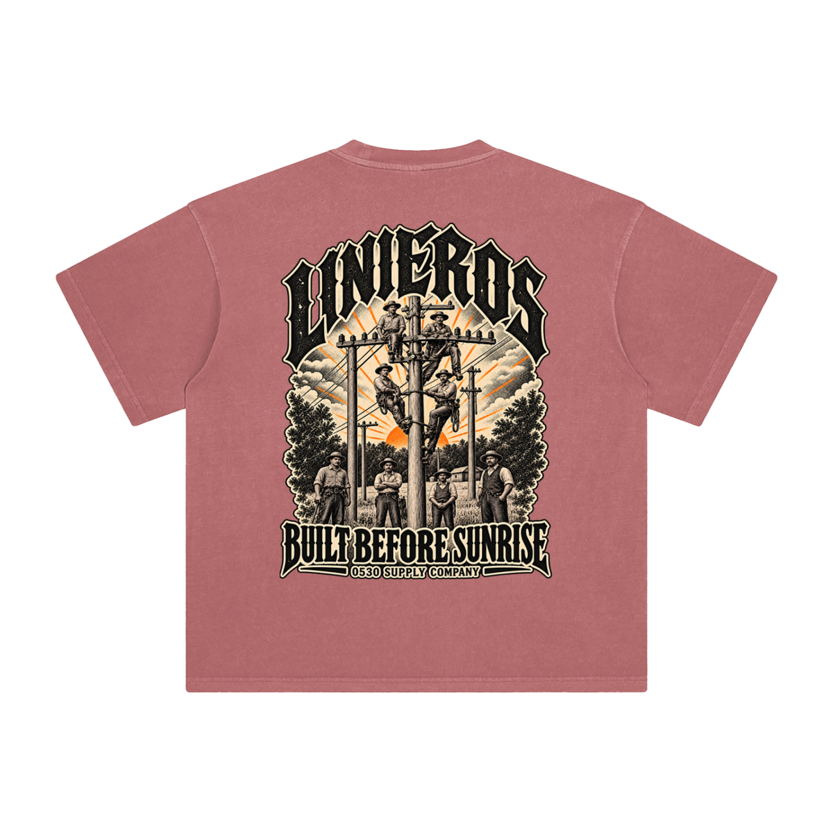 0530 Heritage Club — Linieros Enzyme-Washed Tee