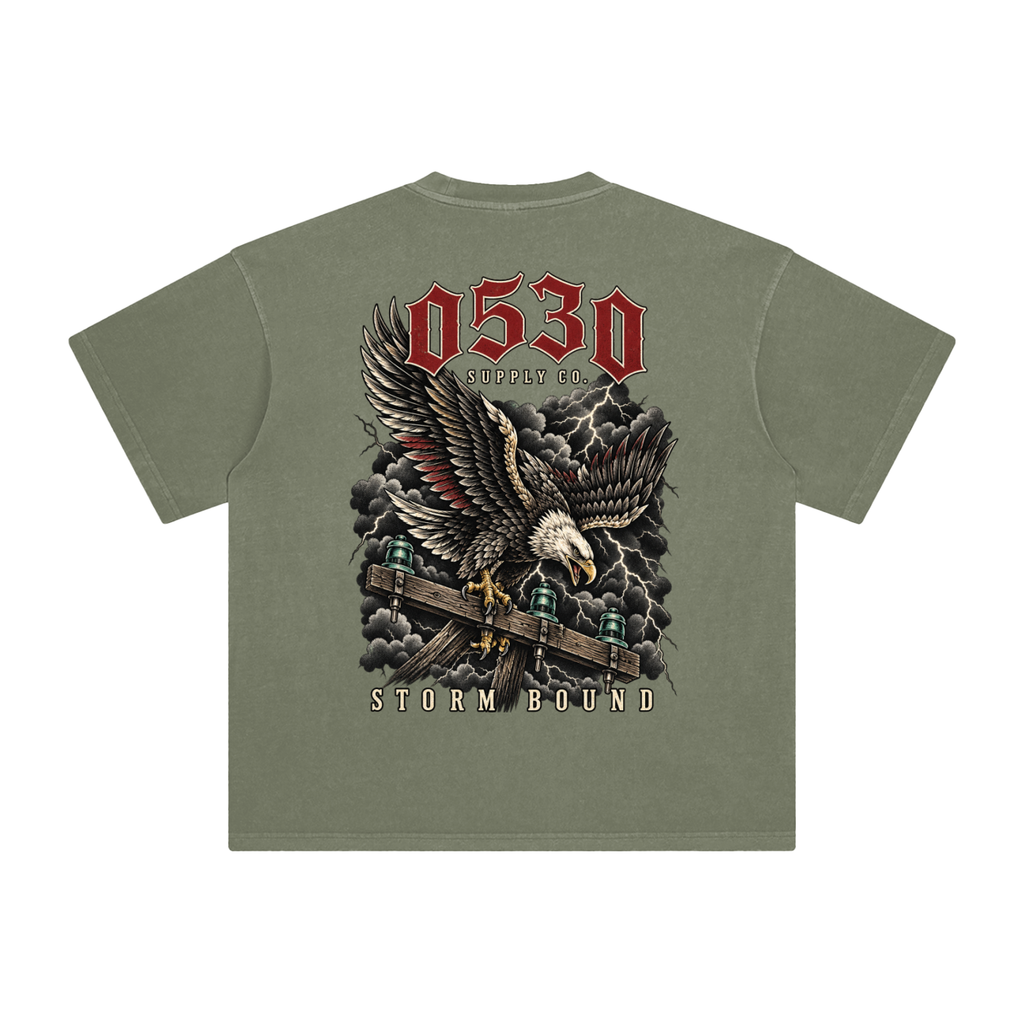 0530 Lineman — Storm Bound Enzyme-Washed Tee