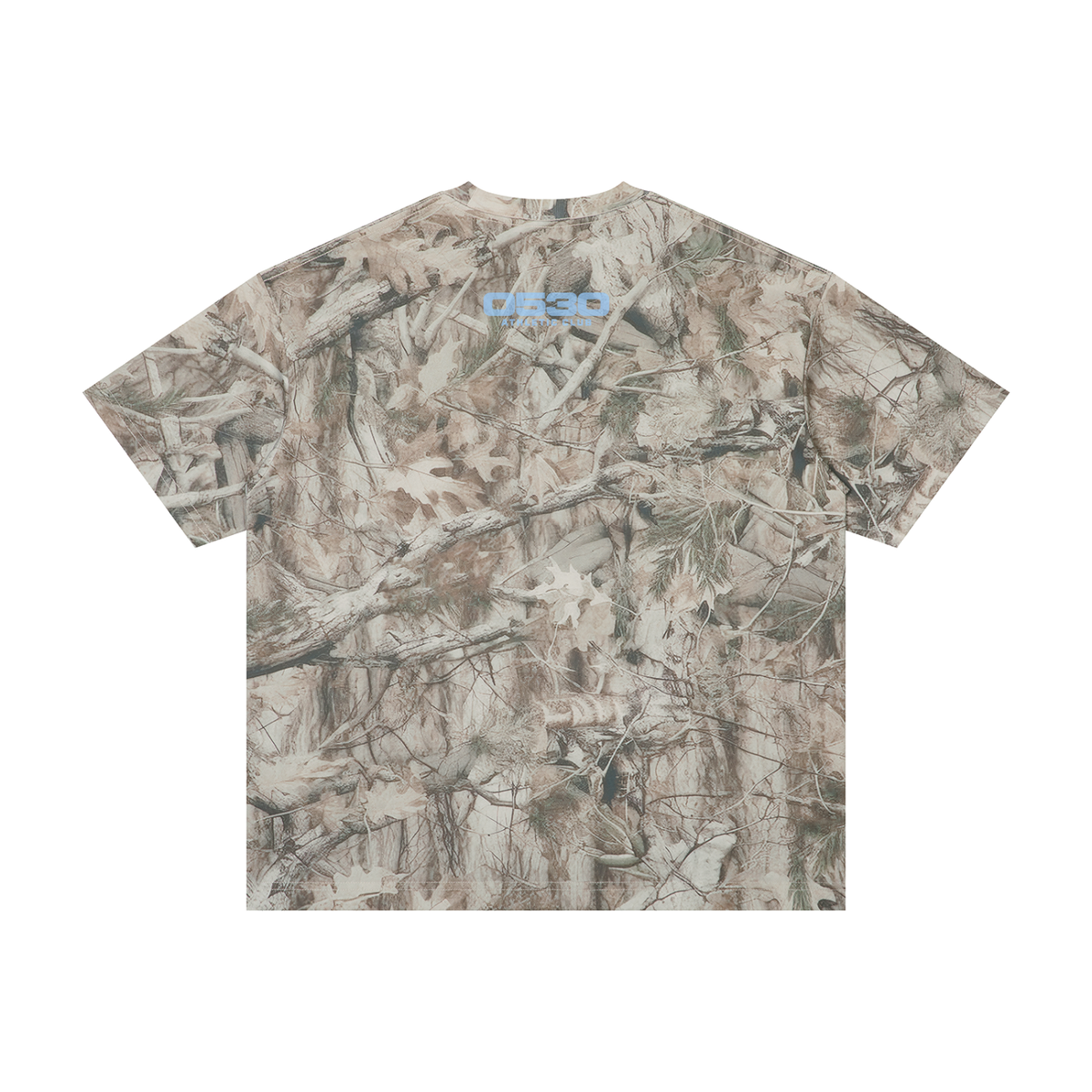 0530 Athletic Club — Tree Camo Oversized Tee