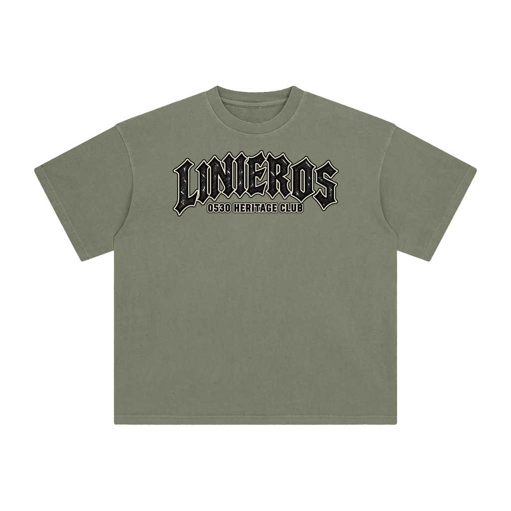 0530 Heritage Club — Linieros Enzyme-Washed Tee