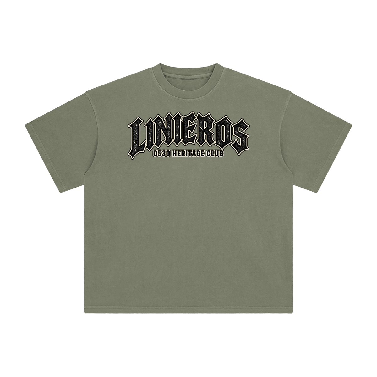 0530 Heritage Club — Linieros Enzyme-Washed Tee