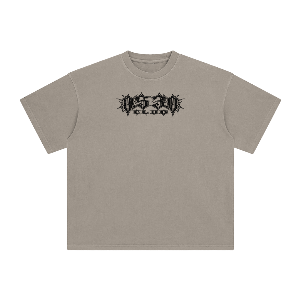 0530 Club — Gothic Enzyme-Washed Tee