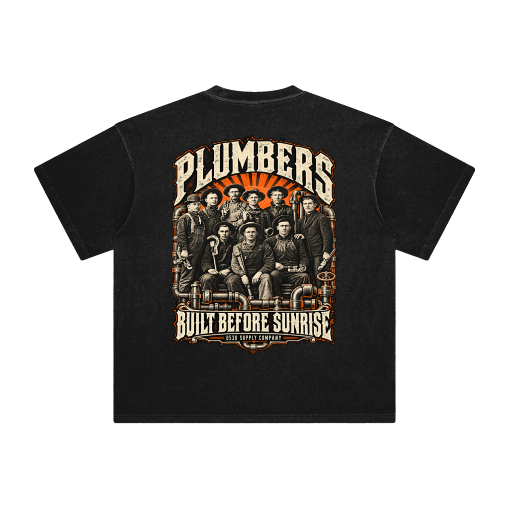 0530 Heritage Club — Plumbers Enzyme-Washed Tee