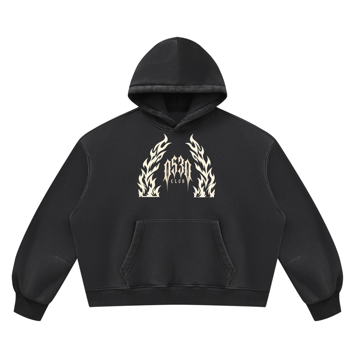 0530 Athletic Club — Flamed Vintage-Wash Fleece Hoodie