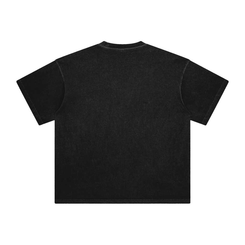 0530 Club — Orange Gothic Enzyme-Washed Tee