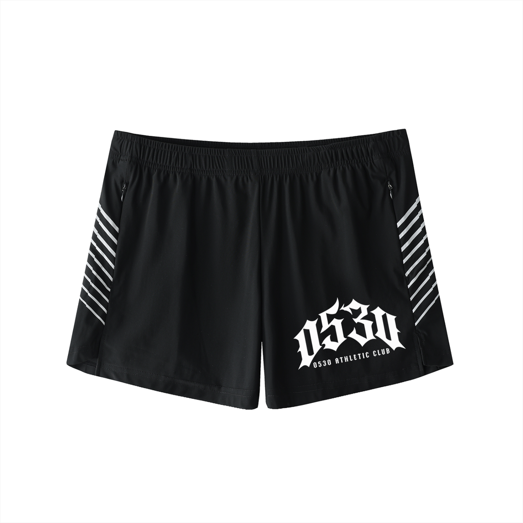 0530 Athletic Club — Running Side-Stripe Shorts