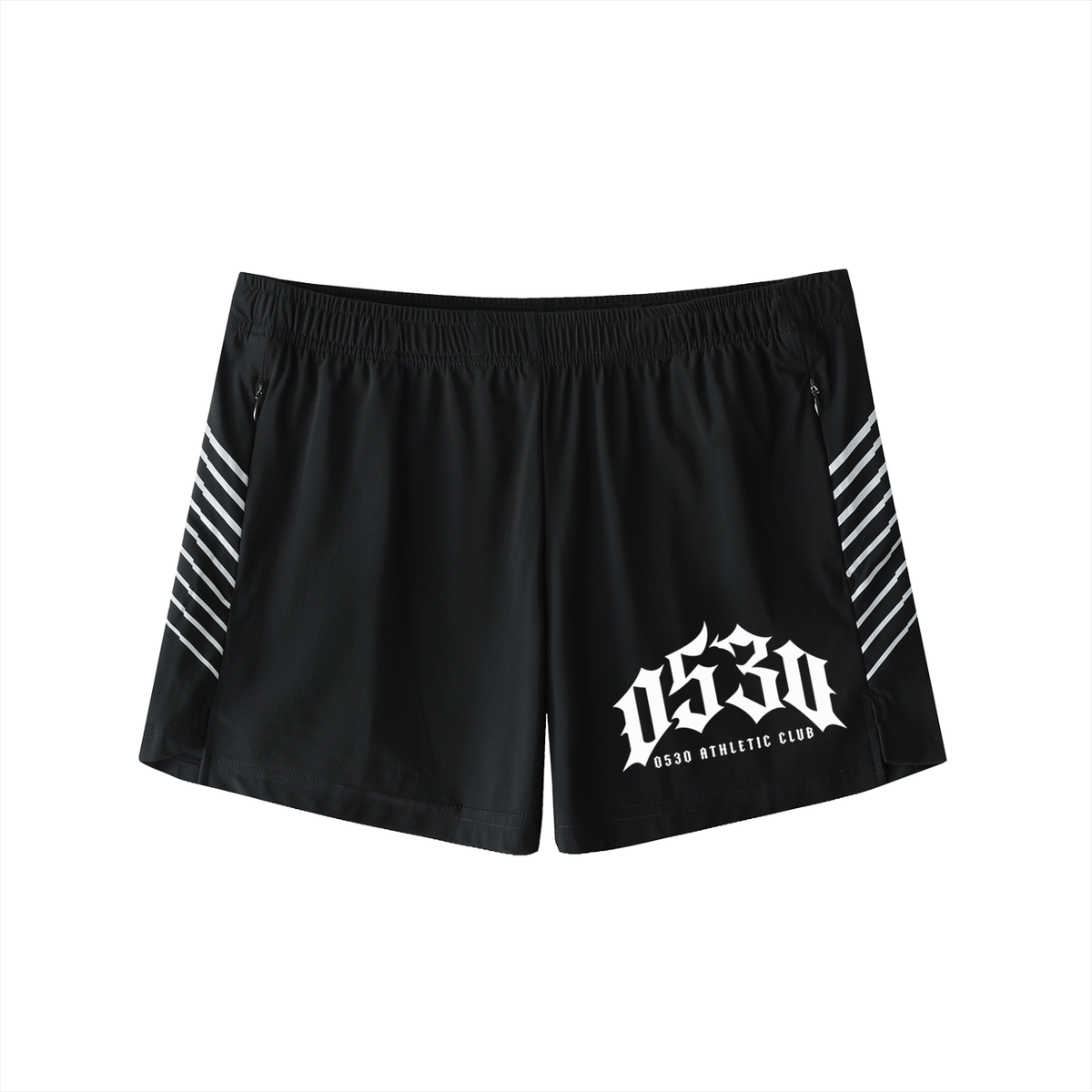 0530 Athletic Club — Running Side-Stripe Shorts
