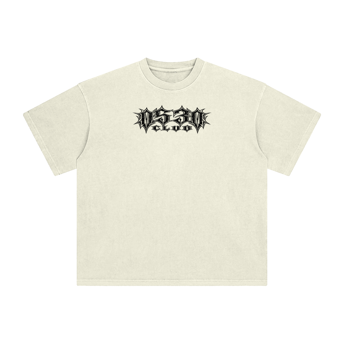 0530 Club — Gothic Enzyme-Washed Tee
