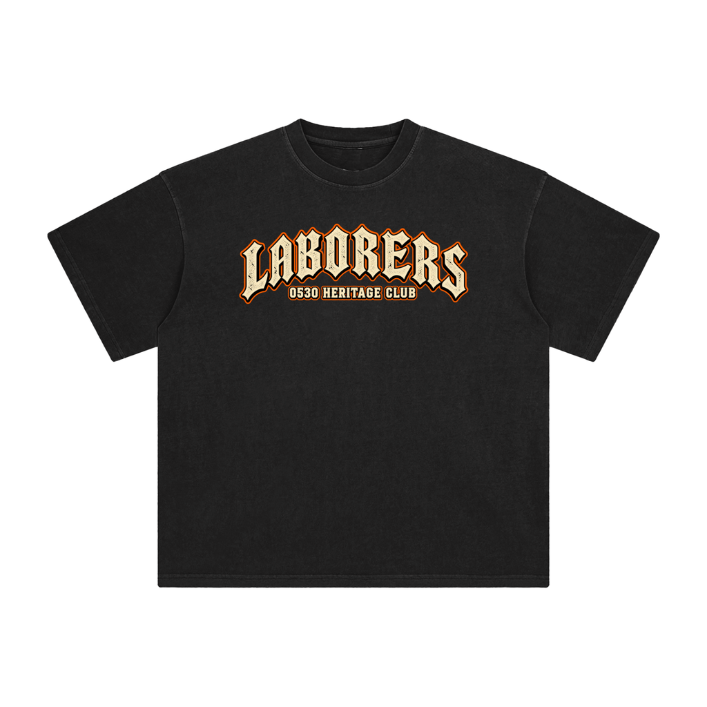 0530 Heritage Club — Laborers Enzyme-Washed Tee