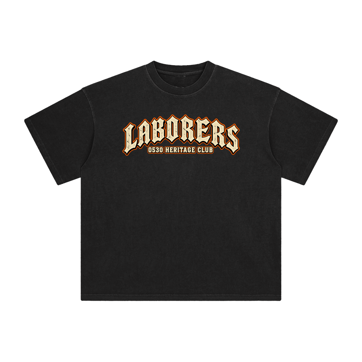 0530 Heritage Club — Laborers Enzyme-Washed Tee