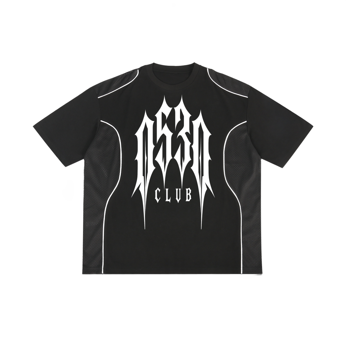 0530 Athletic Club Contrast Piped Panel Tee