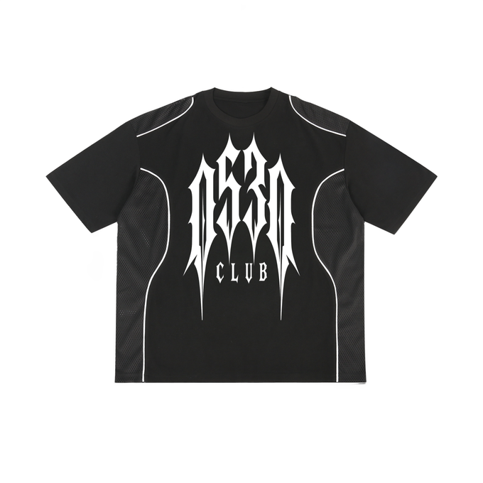 0530 Athletic Club Contrast Piped Panel Tee