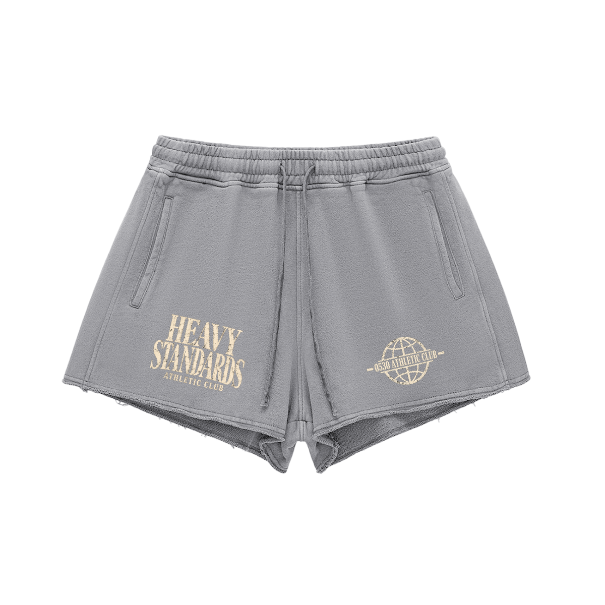 Heavy Standards — Women's Raw-Edge Sweat Shorts