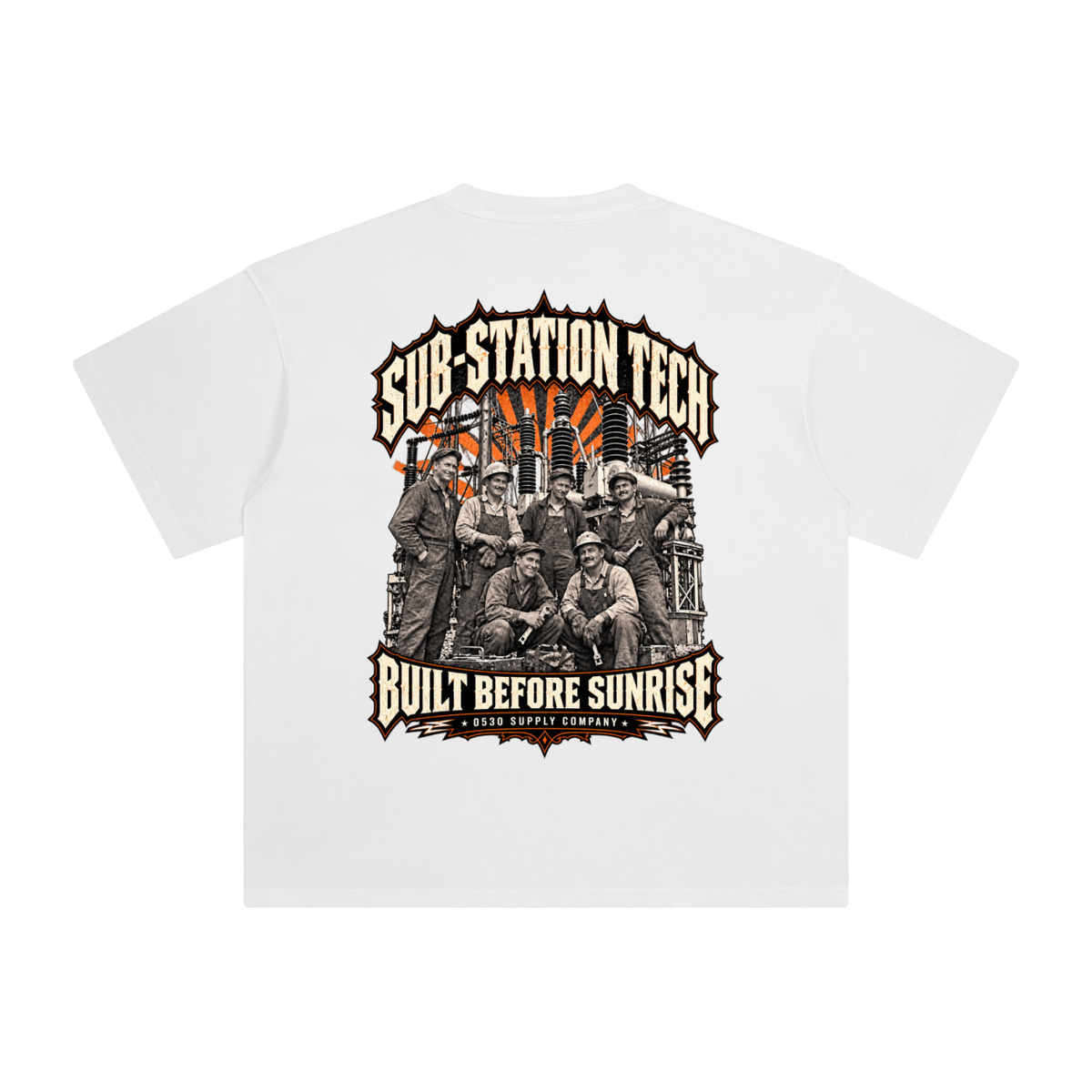 0530 Heritage Club — Substation Tech Enzyme-Washed Tee