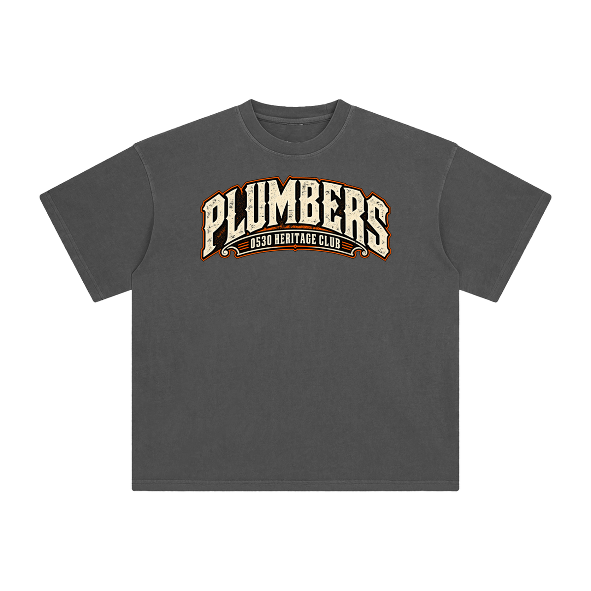 0530 Heritage Club — Plumbers Enzyme-Washed Tee