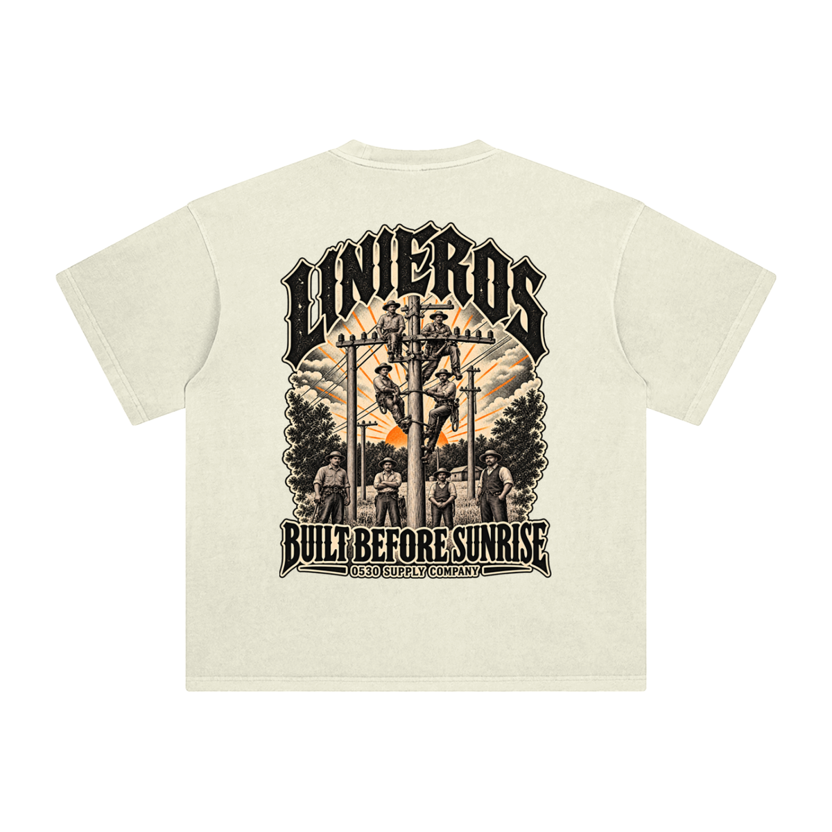 0530 Heritage Club — Linieros Enzyme-Washed Tee