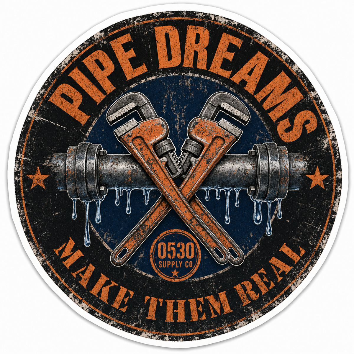 Pipe dreams sticker