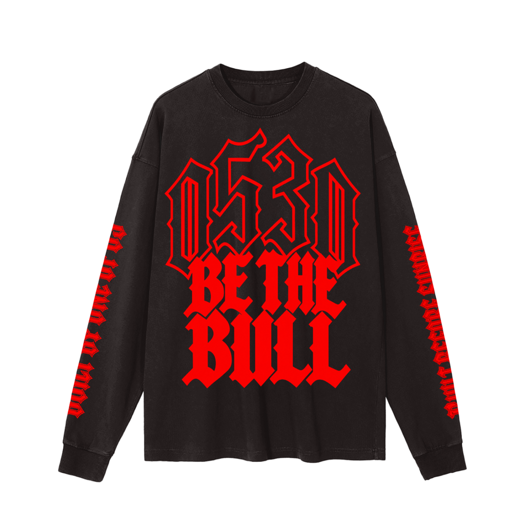 0530 Essentials — Bull Grunt Vintage-Wash Long Sleeve