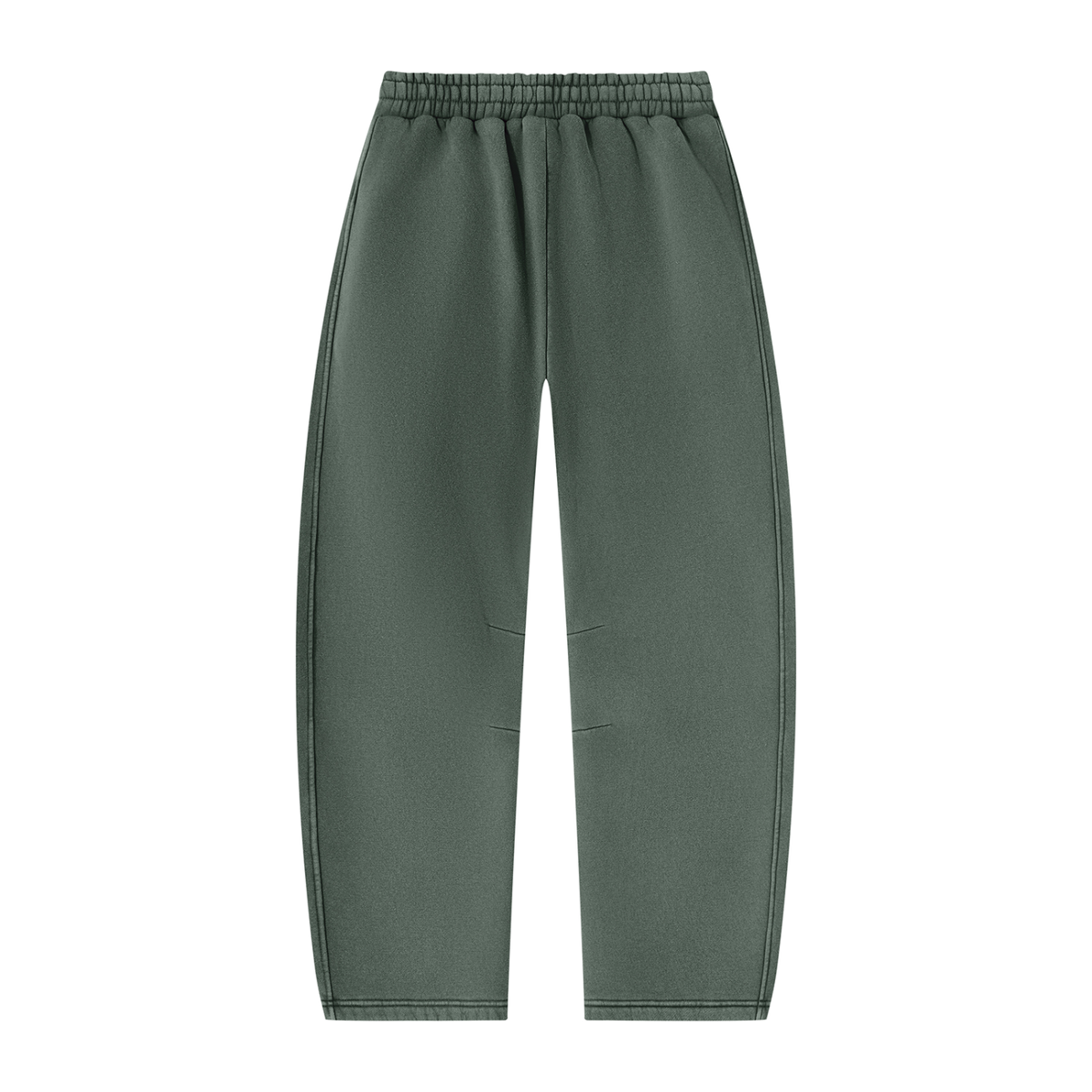 0530 Athletic Club — Flamed Vintage-Wash Barrel-Leg Sweatpants