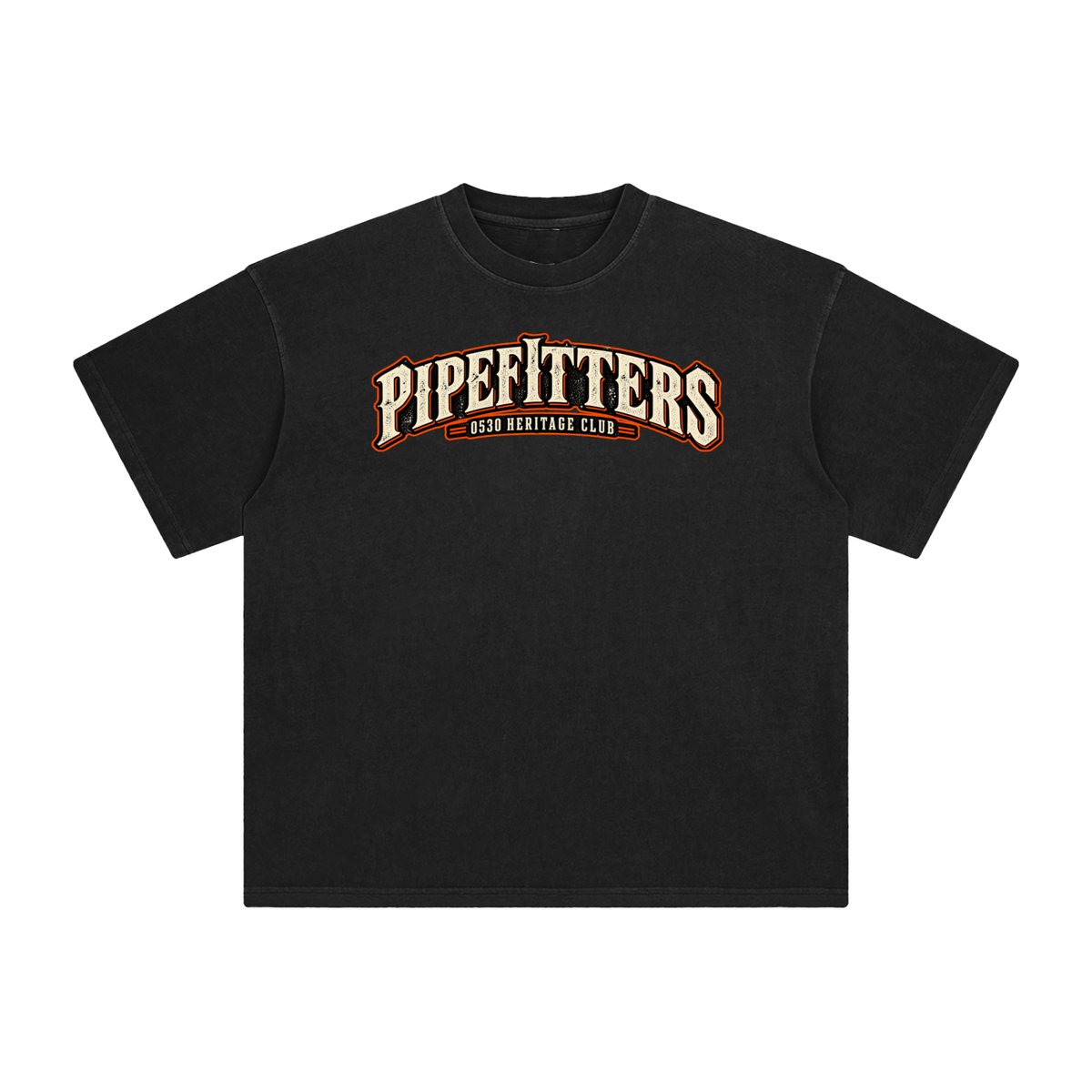 0530 Heritage Club — Pipefitters Enzyme-Washed Tee