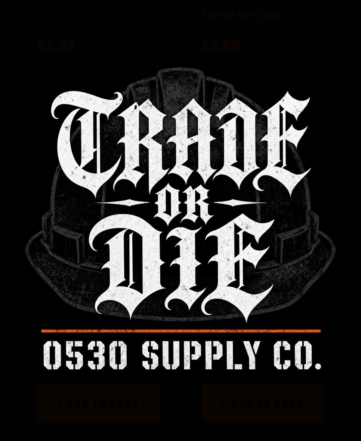 Trade or die sticker
