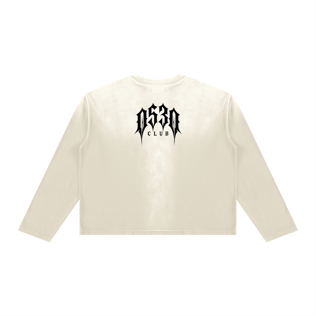 0530 Athletic Club Sunfade Cropped Boxy Long Sleeve