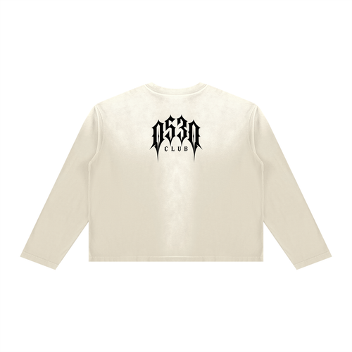 0530 Athletic Club Sunfade Cropped Boxy Long Sleeve