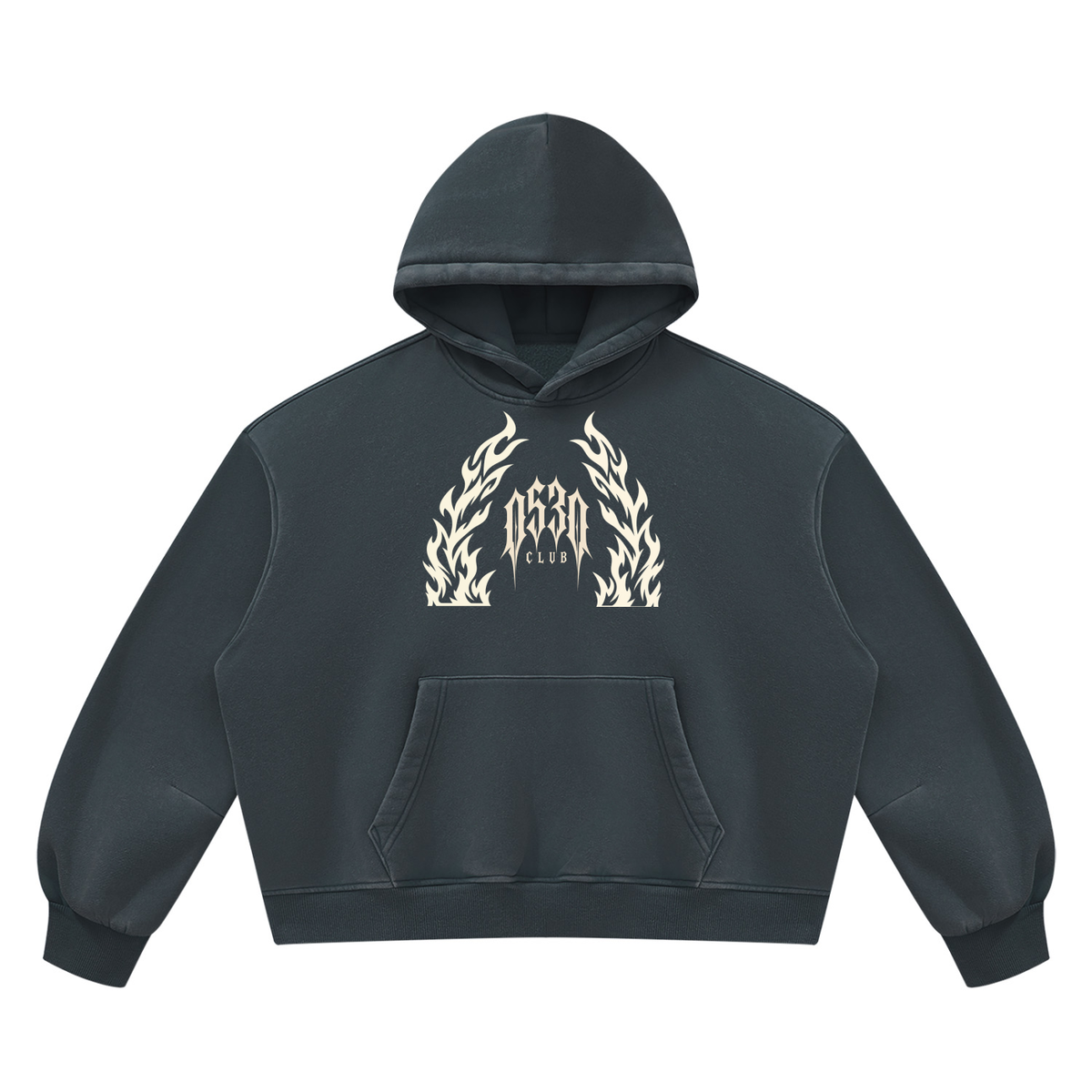 0530 Athletic Club — Flamed Vintage-Wash Fleece Hoodie