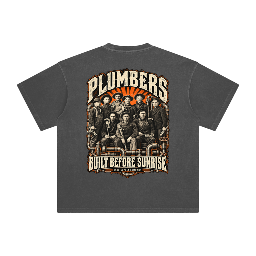 0530 Heritage Club — Plumbers Enzyme-Washed Tee