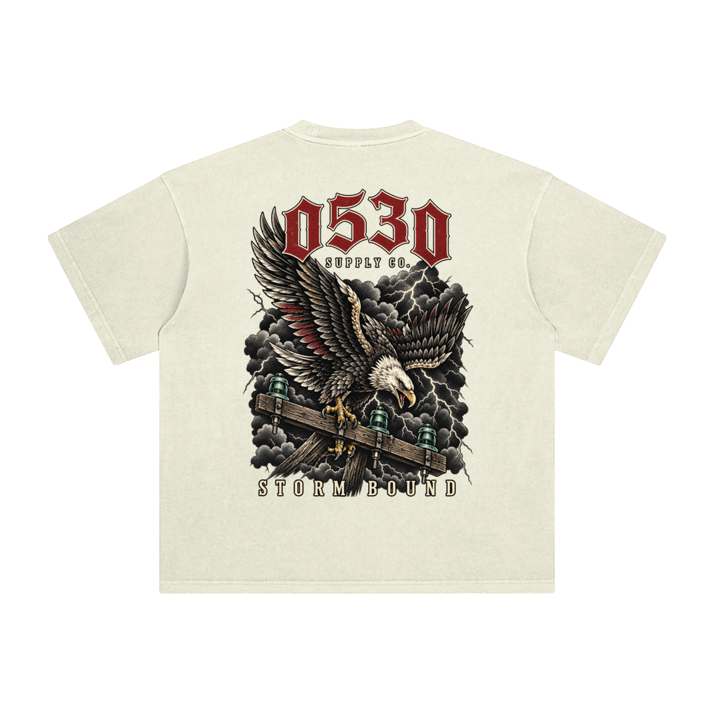 0530 Lineman — Storm Bound Enzyme-Washed Tee