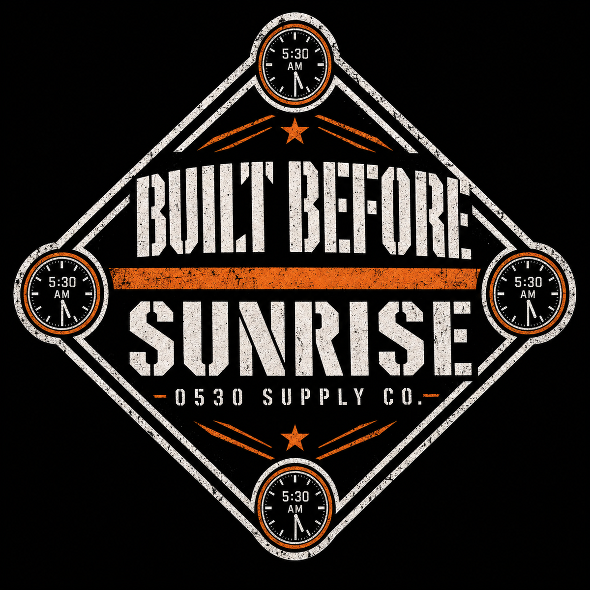 Built before clocks sticker